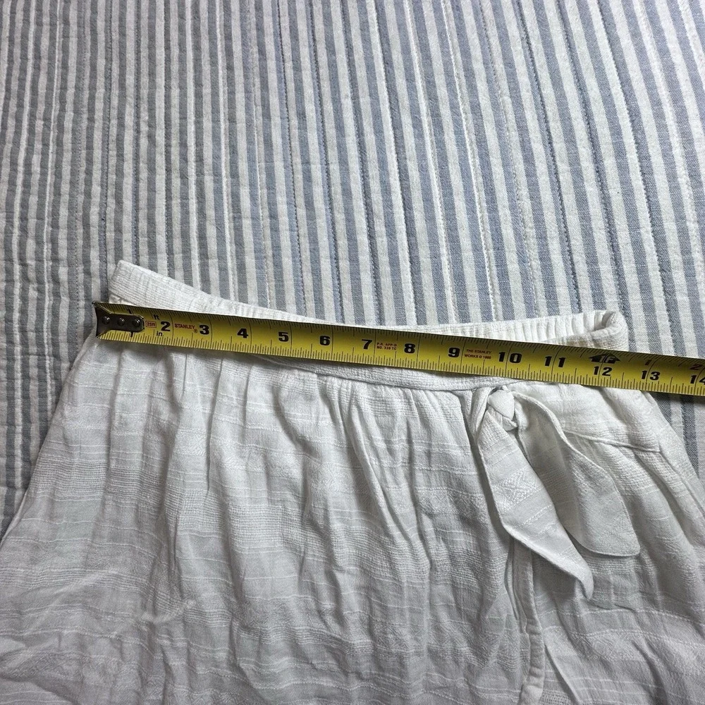 Abercrombie Kids‎ White Gauze Wrap Mini Skirt Side Tie Size 11/12